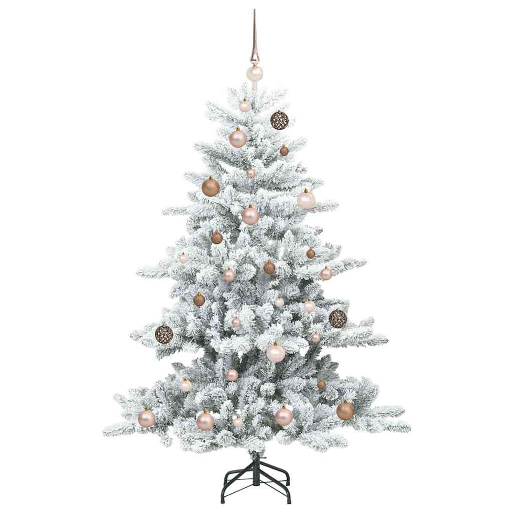 Kunstig sammensatt juletre with 15 LEDs Hvit 150 cm PVC