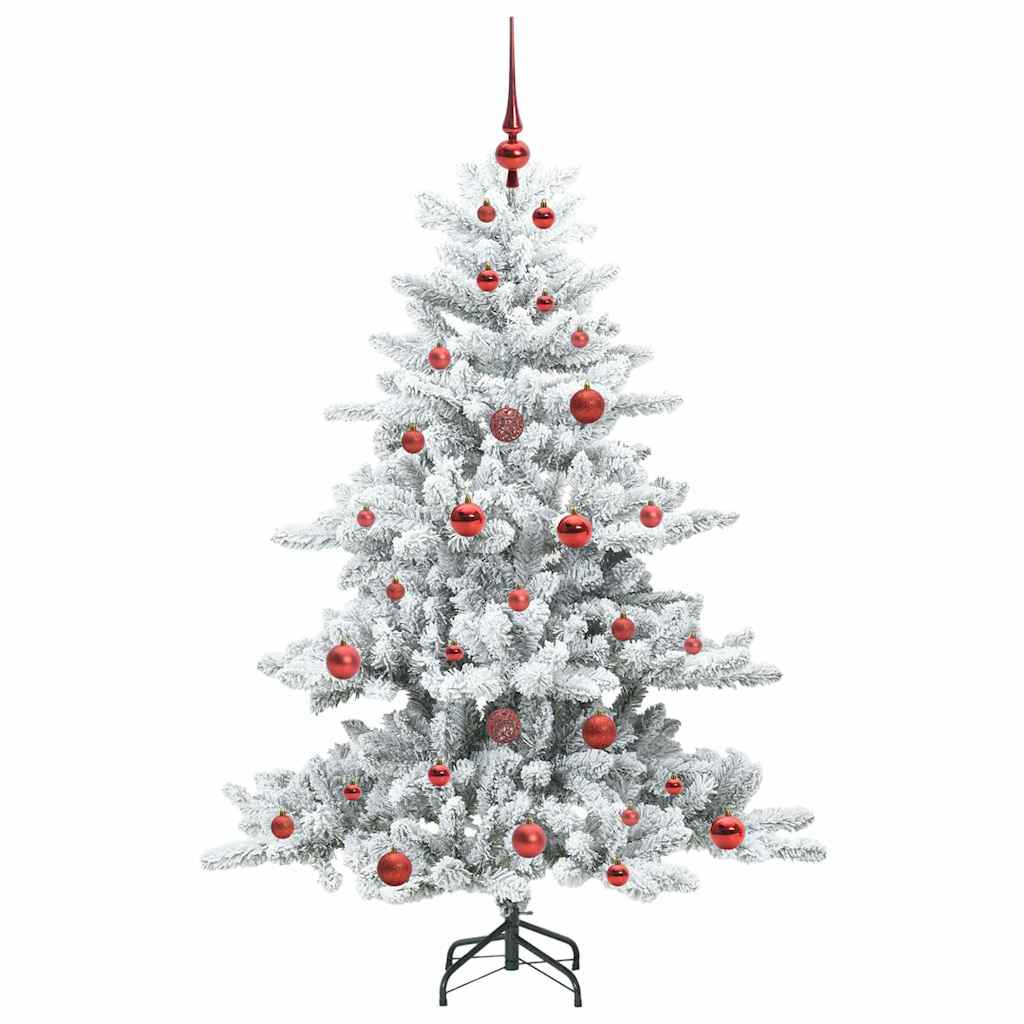 Kunstig sammensatt juletre with LEDs med stativ 150cm PVC