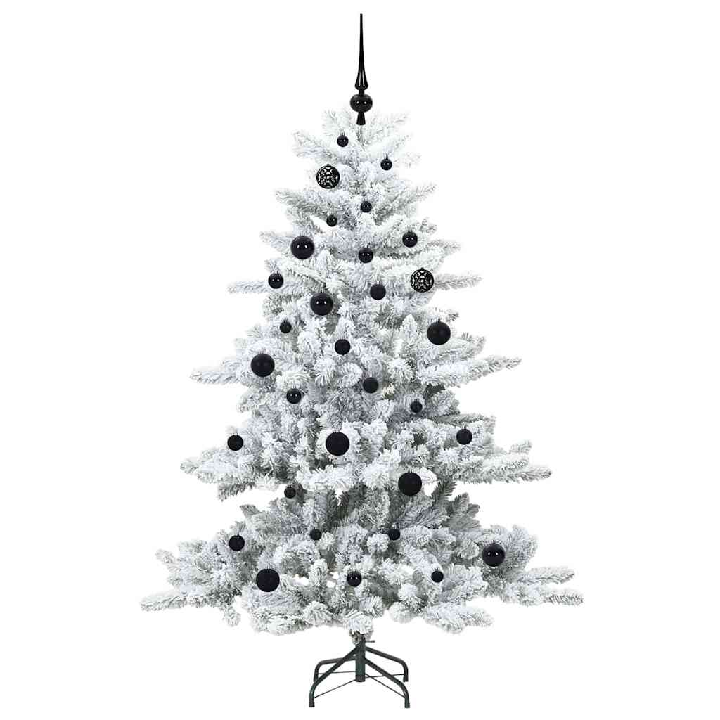 Kunstig sammensatt juletre with LEDs med stativ 150cm PVC