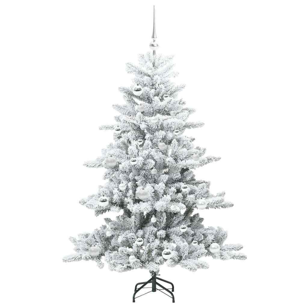 Kunstig sammensatt juletre with LEDs med stativ 150cm PVC
