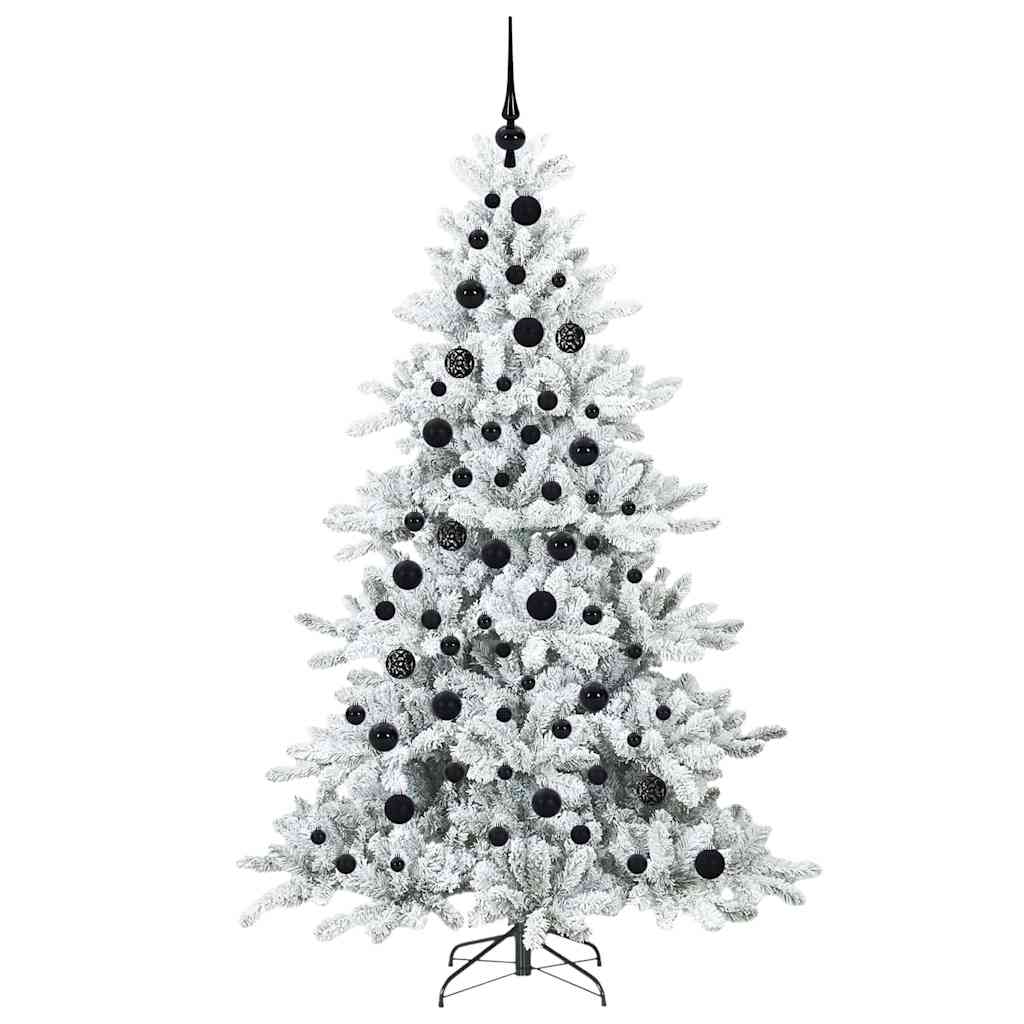 Kunstig sammensatt juletre with LEDs med stativ 180cm PVC