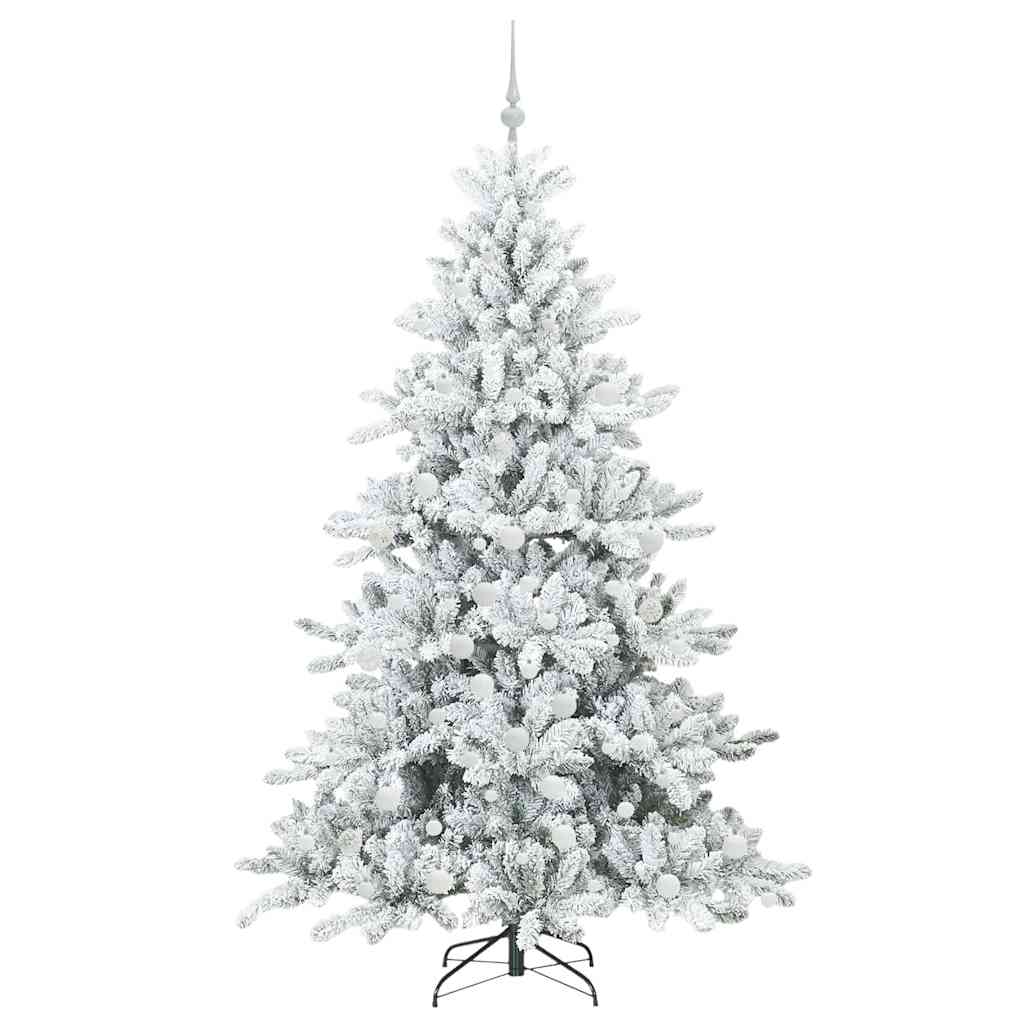 Kunstig sammensatt juletre with LEDs med stativ 180cm PVC