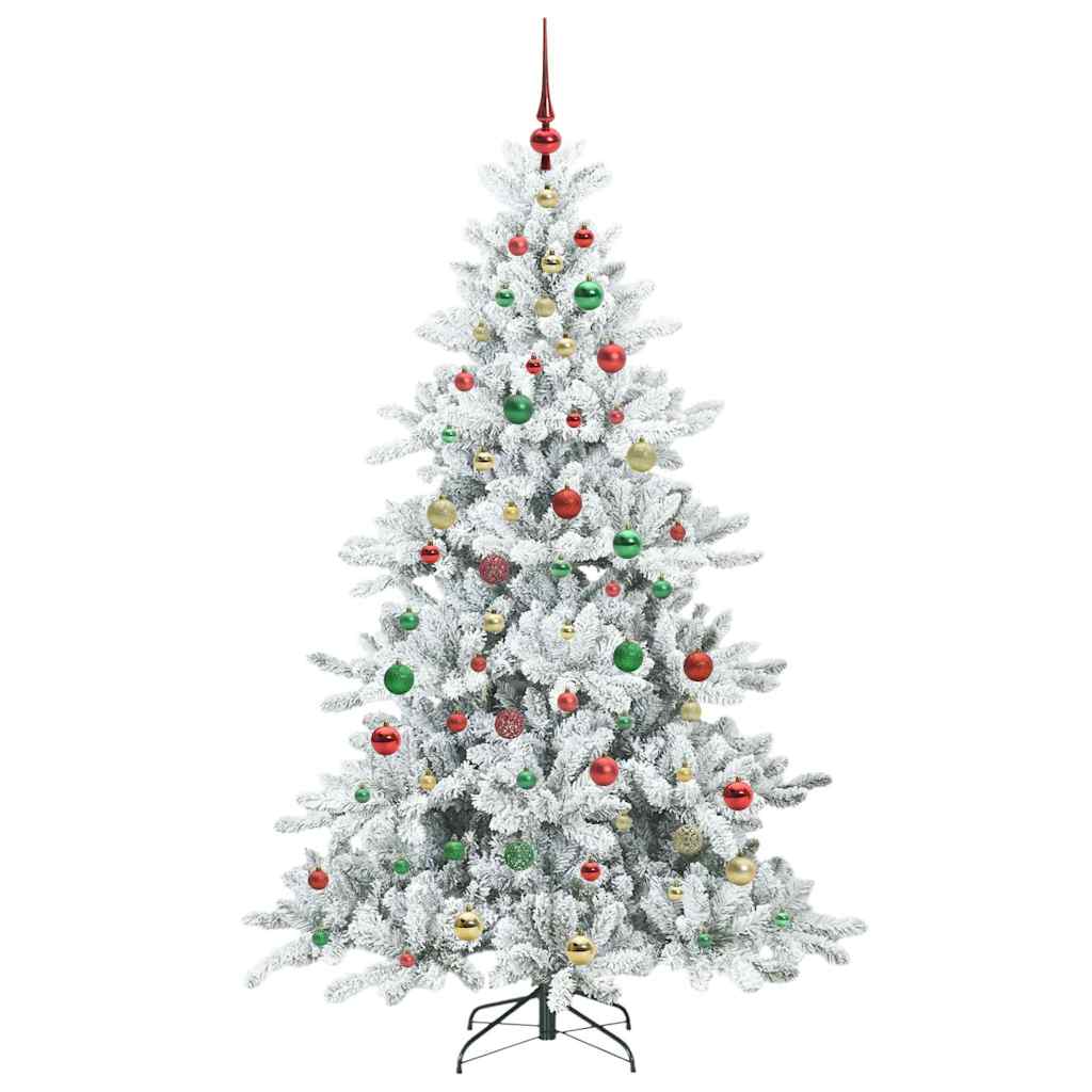 Kunstig sammensatt juletre with LEDs med stativ 180cm PVC