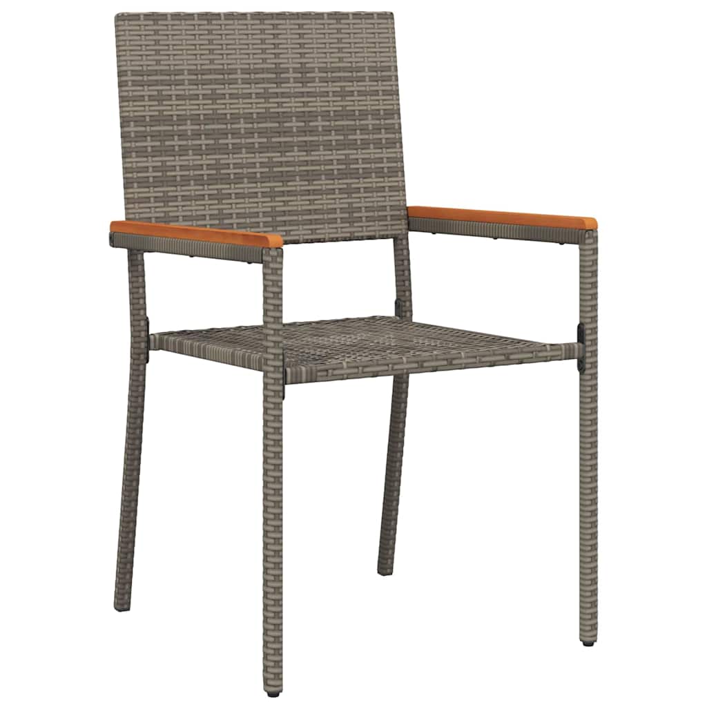 Hage Spisegruppe 9 pcs Grå 8-seter Poly Rotting