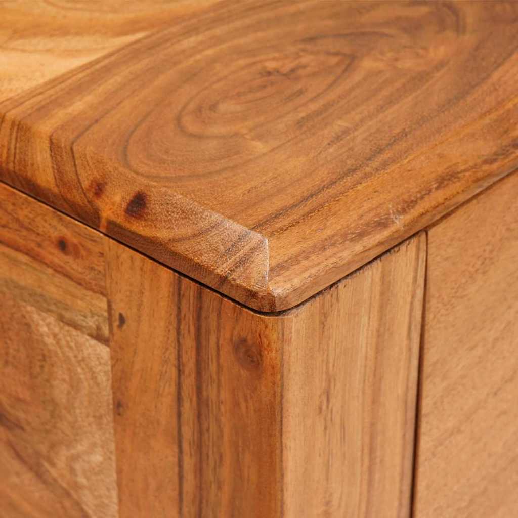 Konsollbord med skuff Brun 110 x 30 x 80 cm heltre akasie