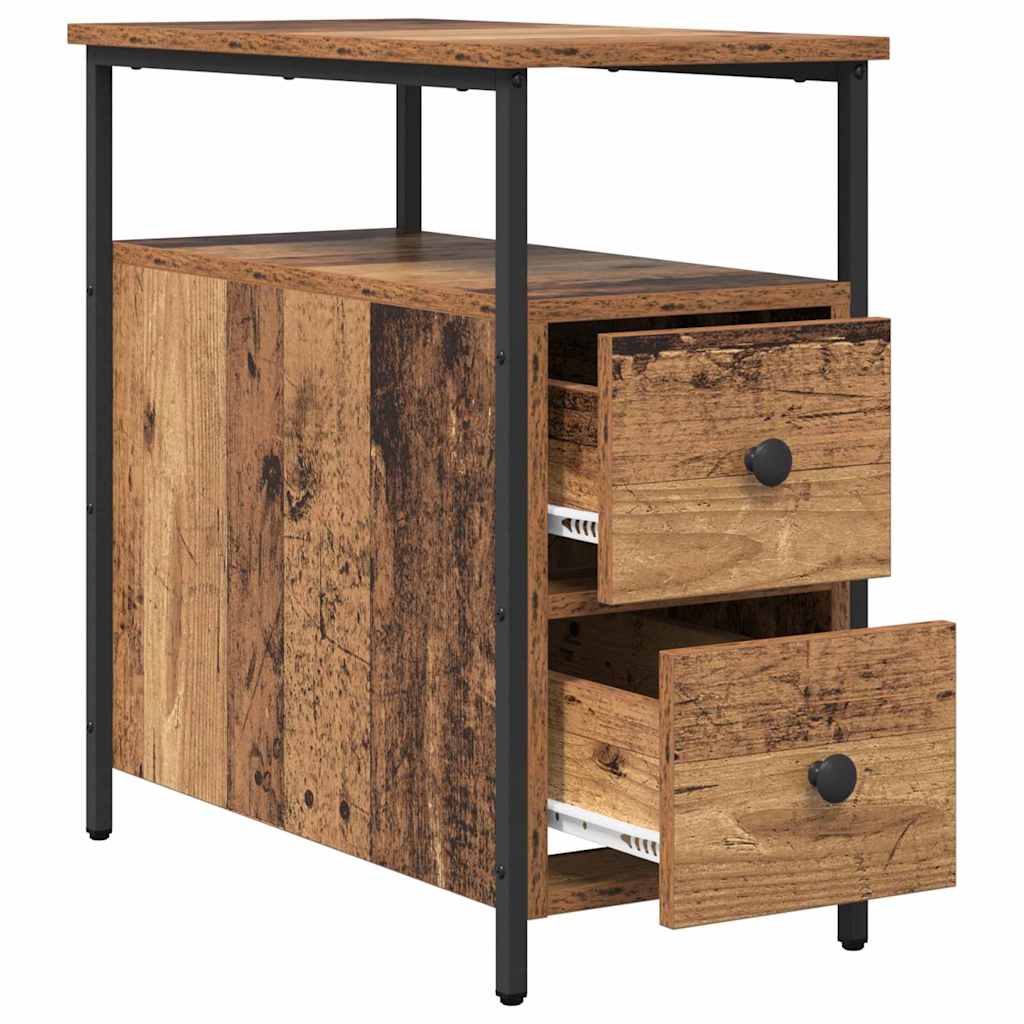 Nattbordskap Gammelt tre 30 x 60 x 60 cm Konstruert tre