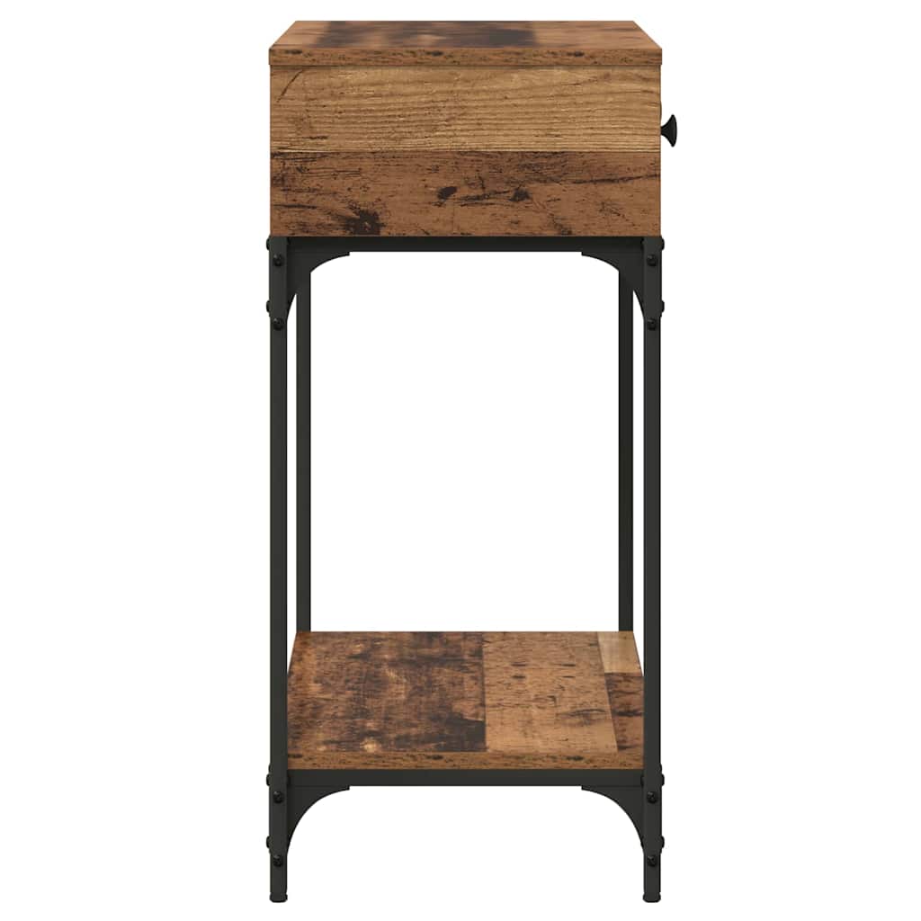 Konsollbord Gammelt Tre 75x34.5x75 cm Konstruert Tre