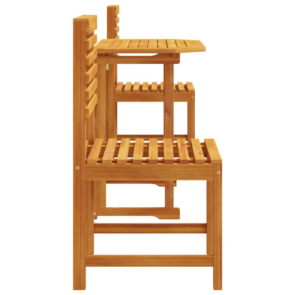 Hage Bistro Sett 3 pcs Brun heltre akasie