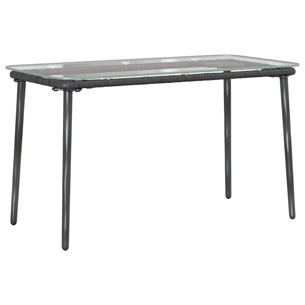 Hagebord Svart 80 x 40 x 45 cm Poly rattan