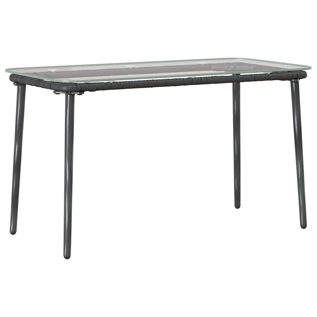 Hagebord Svart 80 x 40 x 45 cm Poly rattan