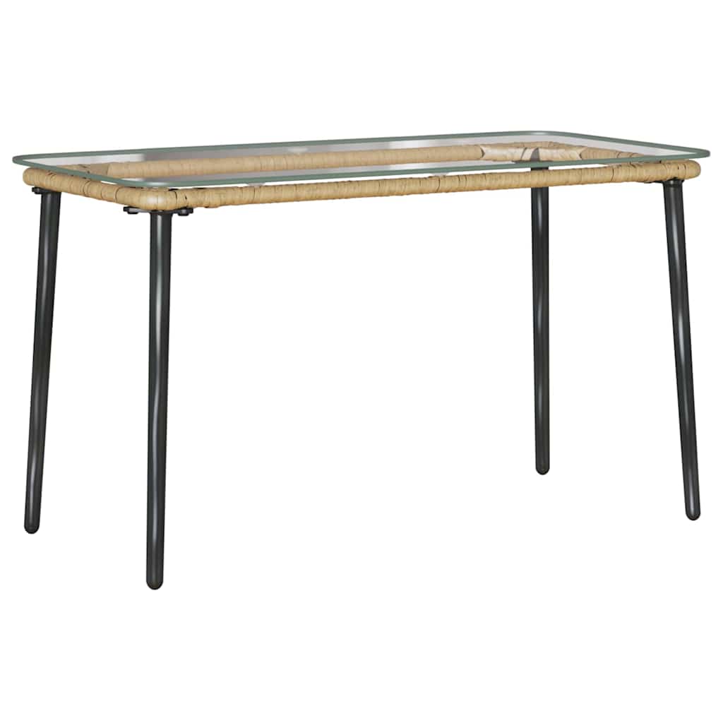 Hagebord Naturlig 80 x 40 x 45 cm Poly rattan