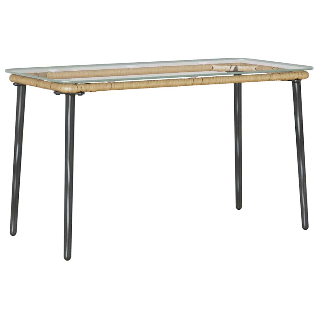Hagebord Naturlig 80 x 40 x 45 cm Poly rattan