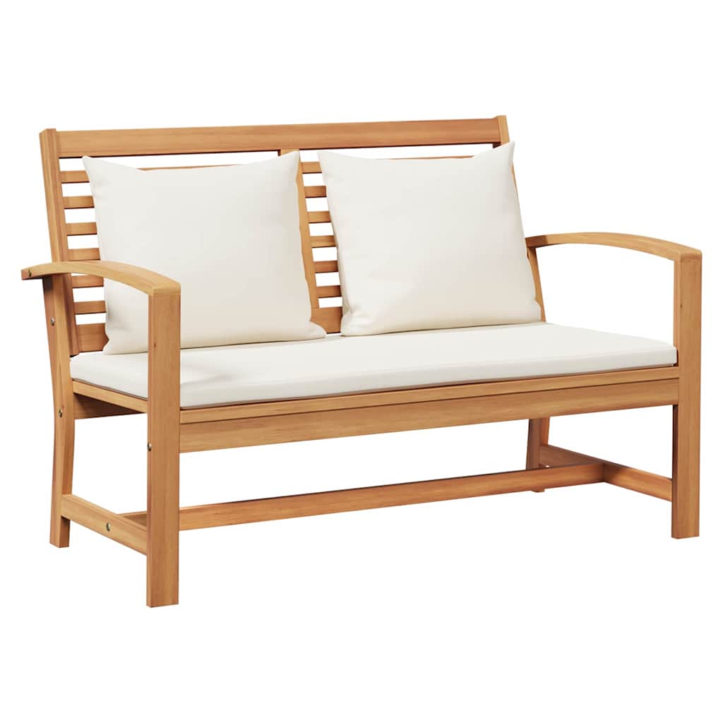 Hagesofa Set 3 pcs Naturlig Heltre teak