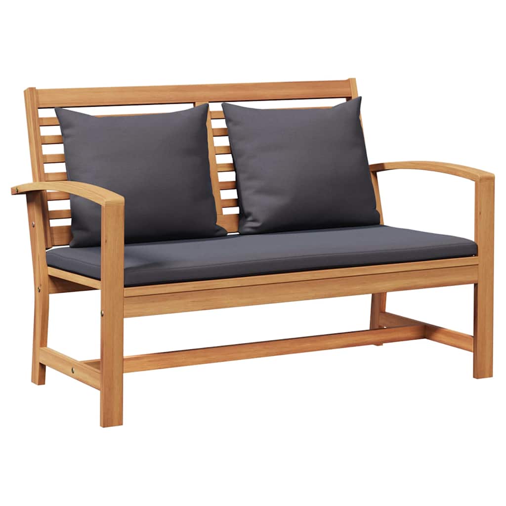 Hagesofa Set 3 pcs Naturlig Heltre teak