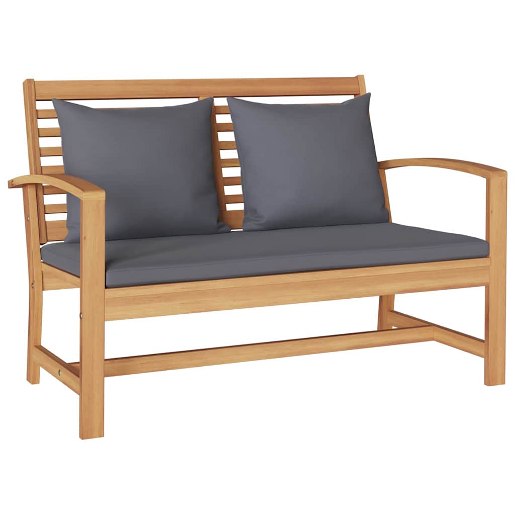 Hagesofa Set 5 pcs Naturlig Heltre teak