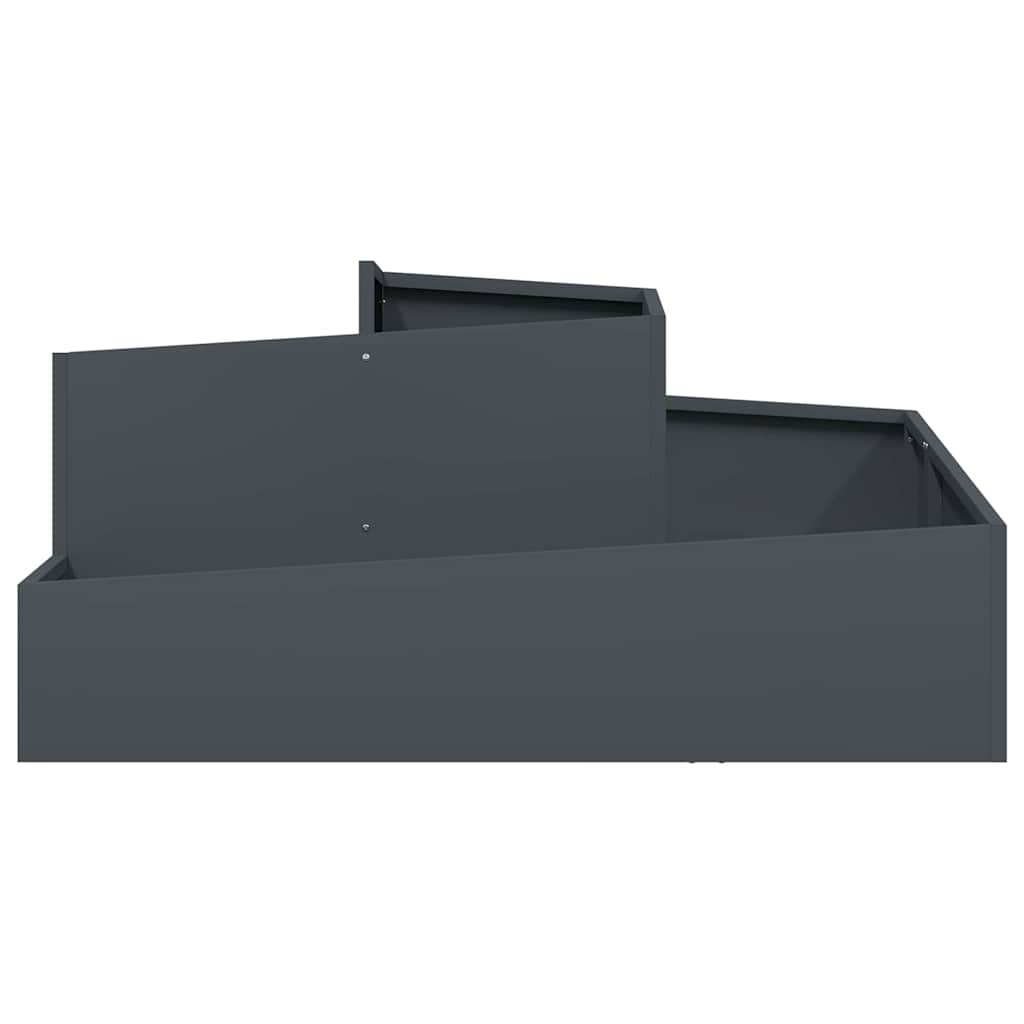Hageplantekasse Antrasitt 100x100x50 cm i stål
