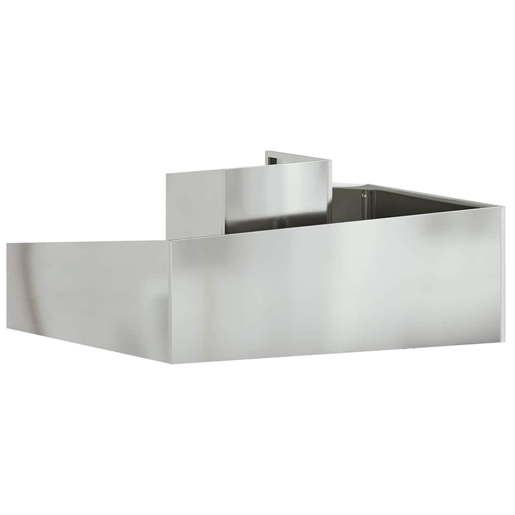 Hagekasse 100x100x50 cm i Galvanisert Stål