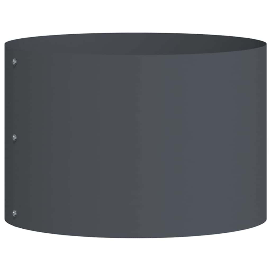 Hageplanter 5 stk Antrasitt 30x30x20 cm i Stål