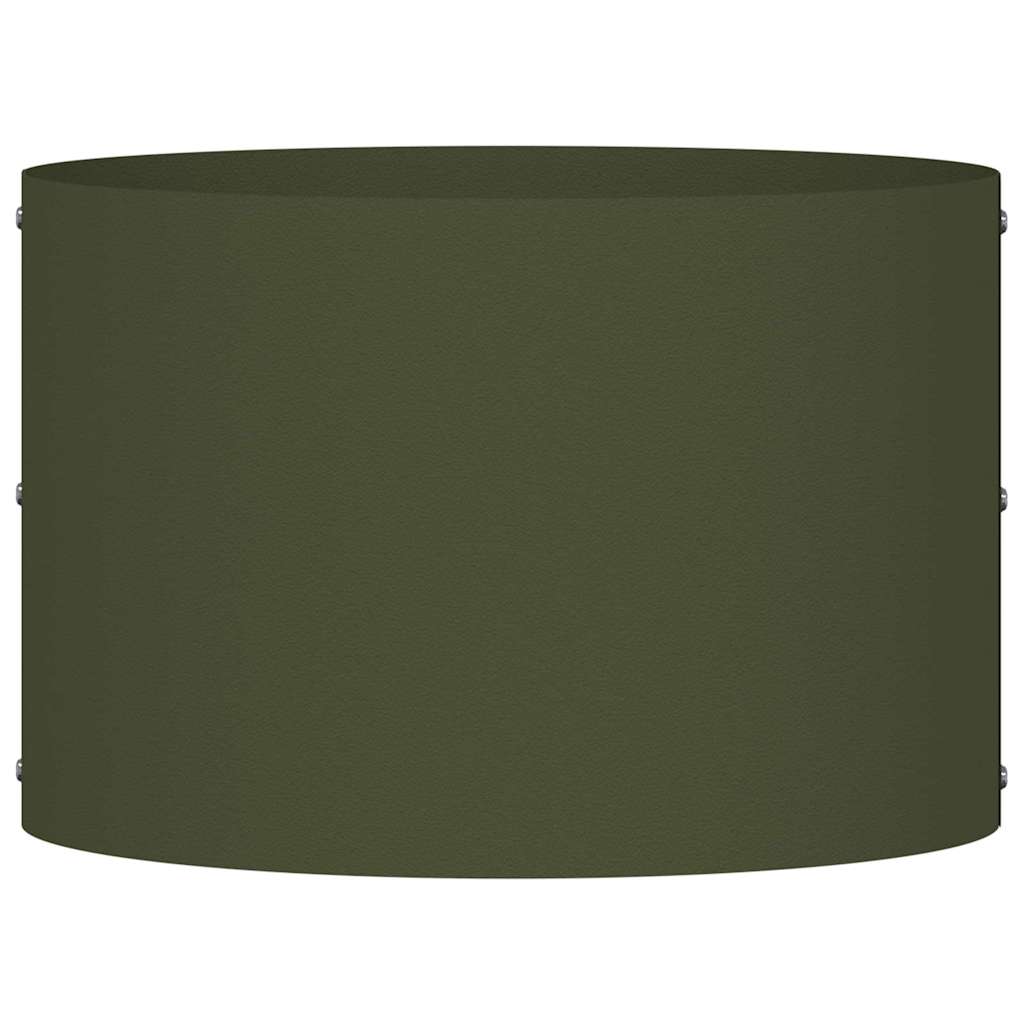 Hageplantekasse Olivengrønn 30x30x20 cm i Stål