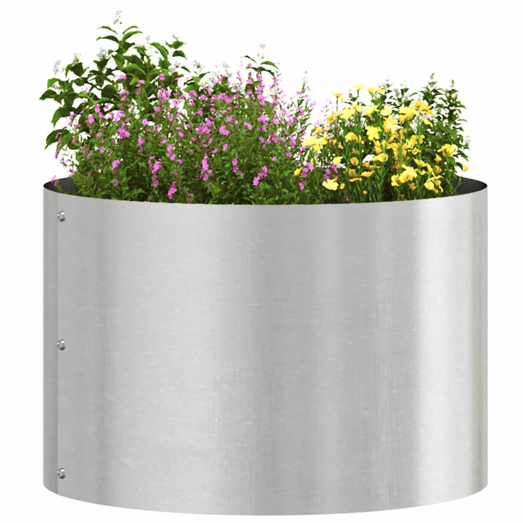 Hagepotter 5 stk 30x30x20 cm i rustfritt stål