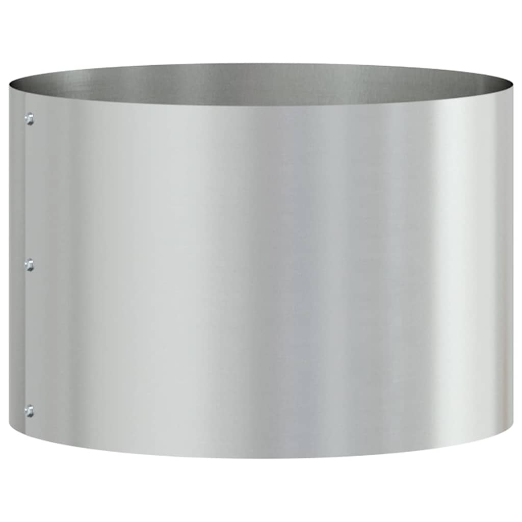 Hagepotter 5 stk 30x30x20 cm i Galvanisert Stål