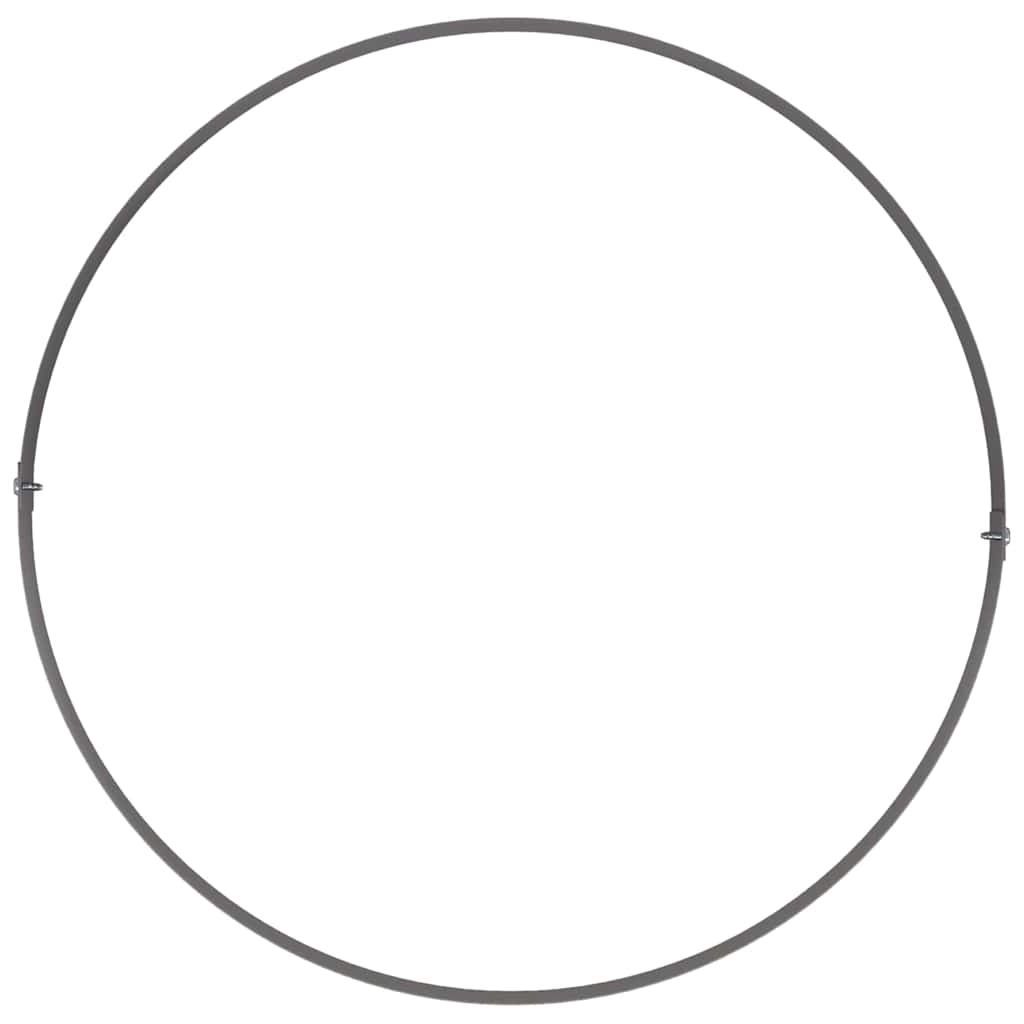 Hageblomsterpotte Svart 40 x 40 x 20 cm Kaldvalsestål