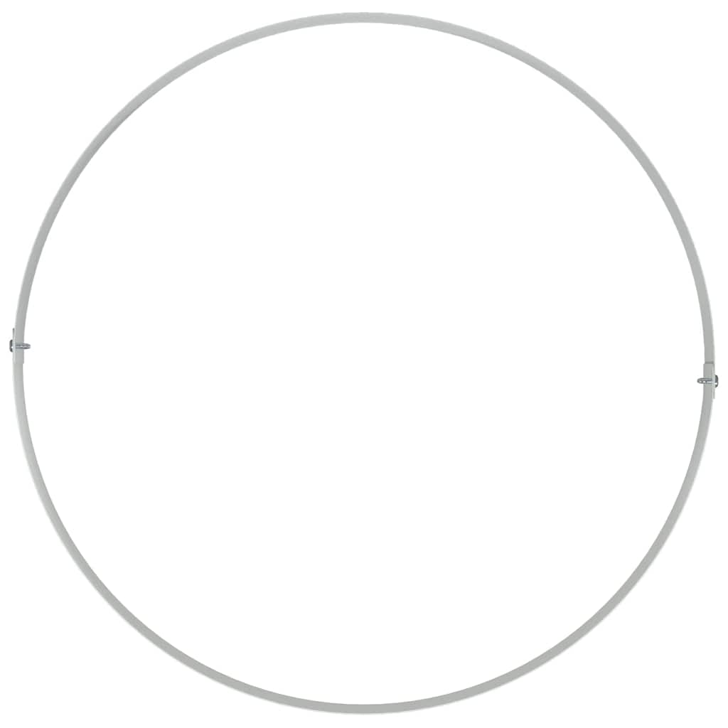 Hageblomsterpotte Hvit 40 x 40 x 20 cm Stål