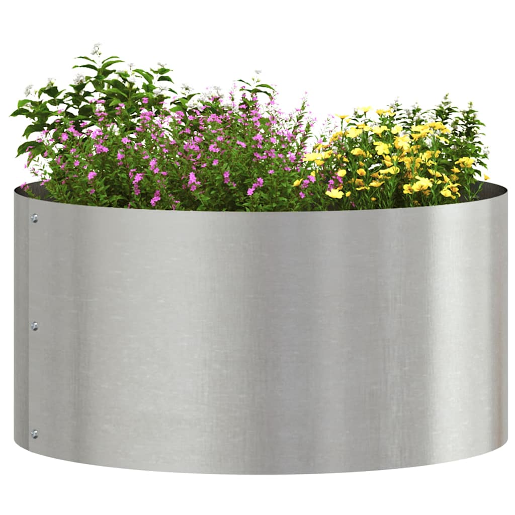 Hageblomsterpotte 40x40x20 cm i Rustfritt Stål
