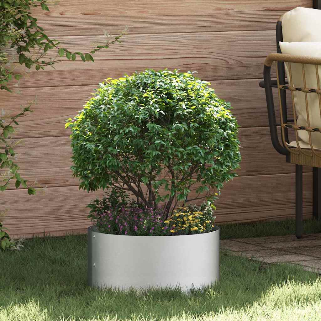 Hageplantere 5 stk 40x40x20 cm i galvanisert stål