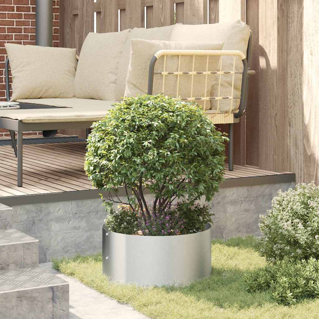 Hageplantere 5 stk 40x40x20 cm i galvanisert stål