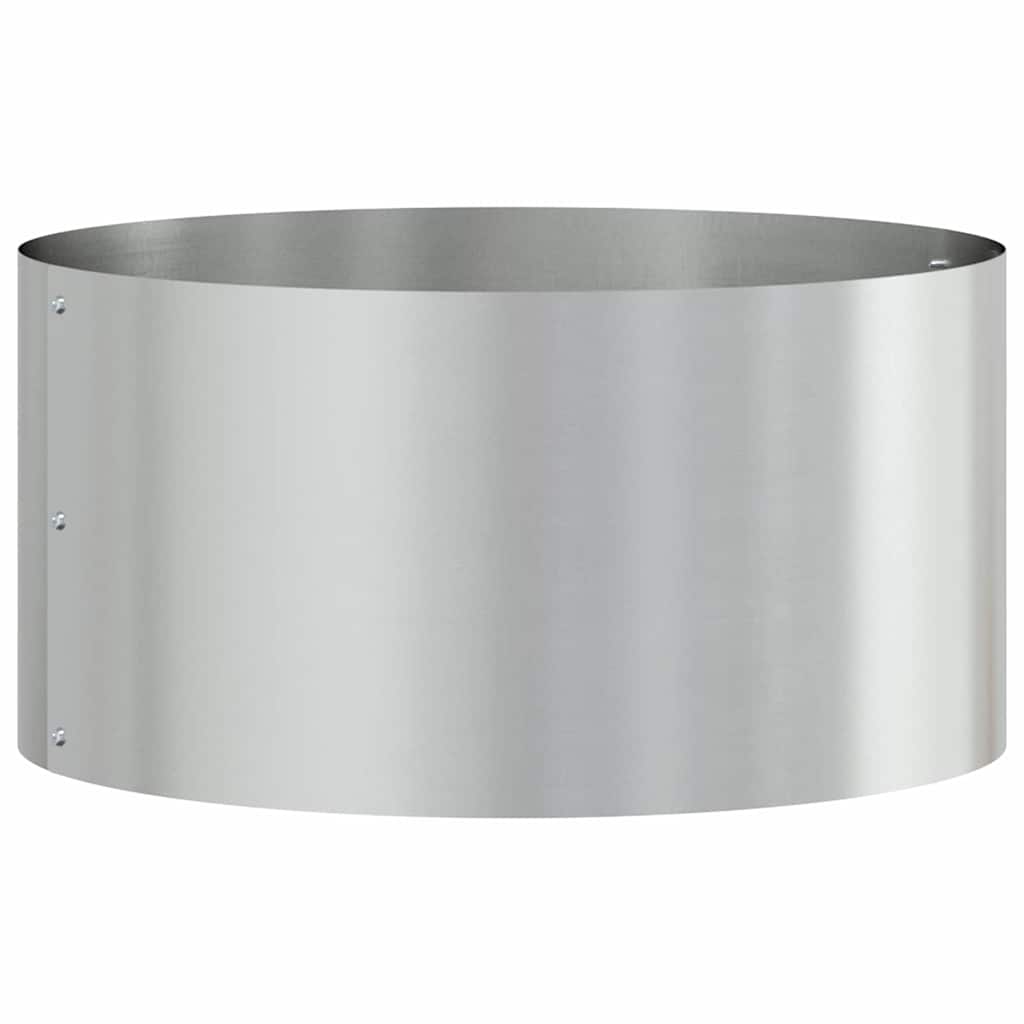 Hageplantere 5 stk 40x40x20 cm i galvanisert stål
