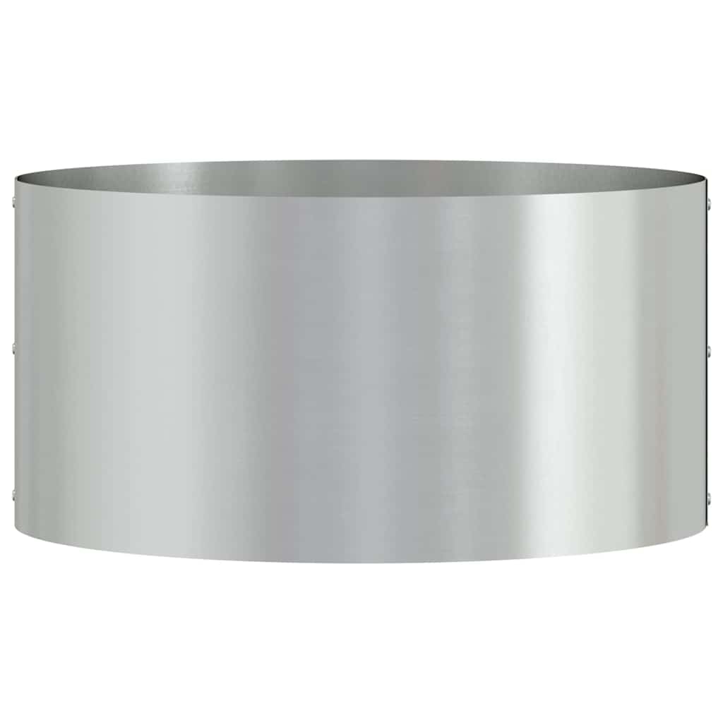 Hageplantere 5 stk 40x40x20 cm i galvanisert stål