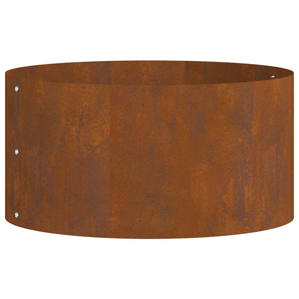 Hageplanter 40x40x20 cm i Corten Stål