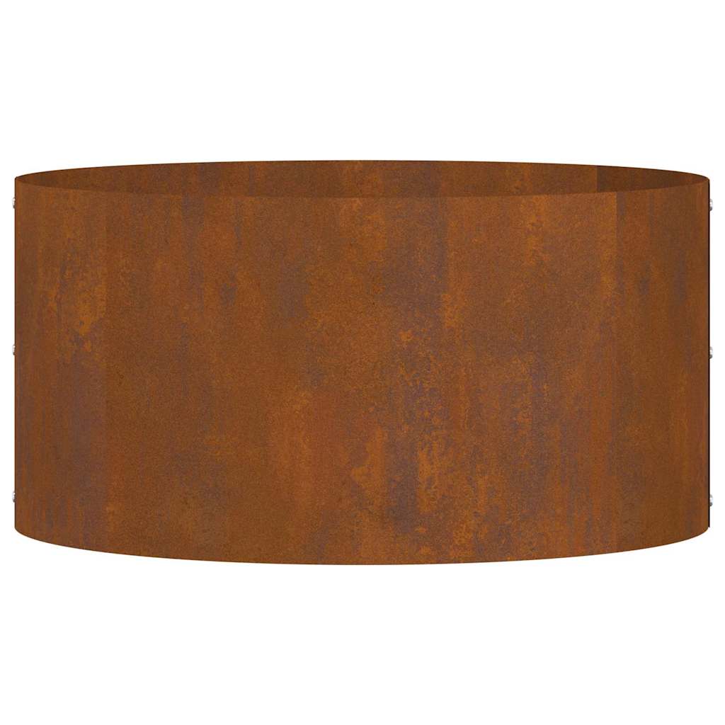 Hageplanter 40x40x20 cm i Corten Stål