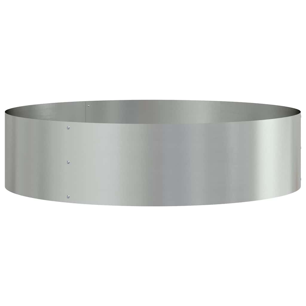 Hageplantere 5 stk 80x80x20 cm Galvanisert Stål