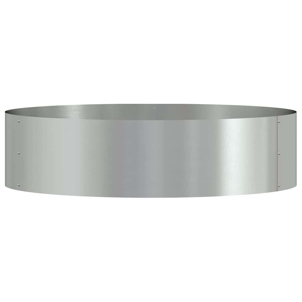 Hageplantere 5 stk 80x80x20 cm Galvanisert Stål