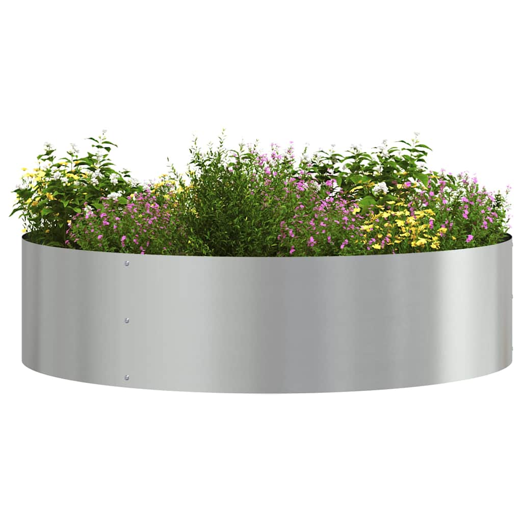 Hageplantere 5 stk 80x80x20 cm Galvanisert Stål