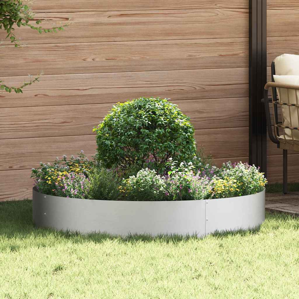 Hageplantere 5 stk 120x120x20 cm – Galvanisert Stål