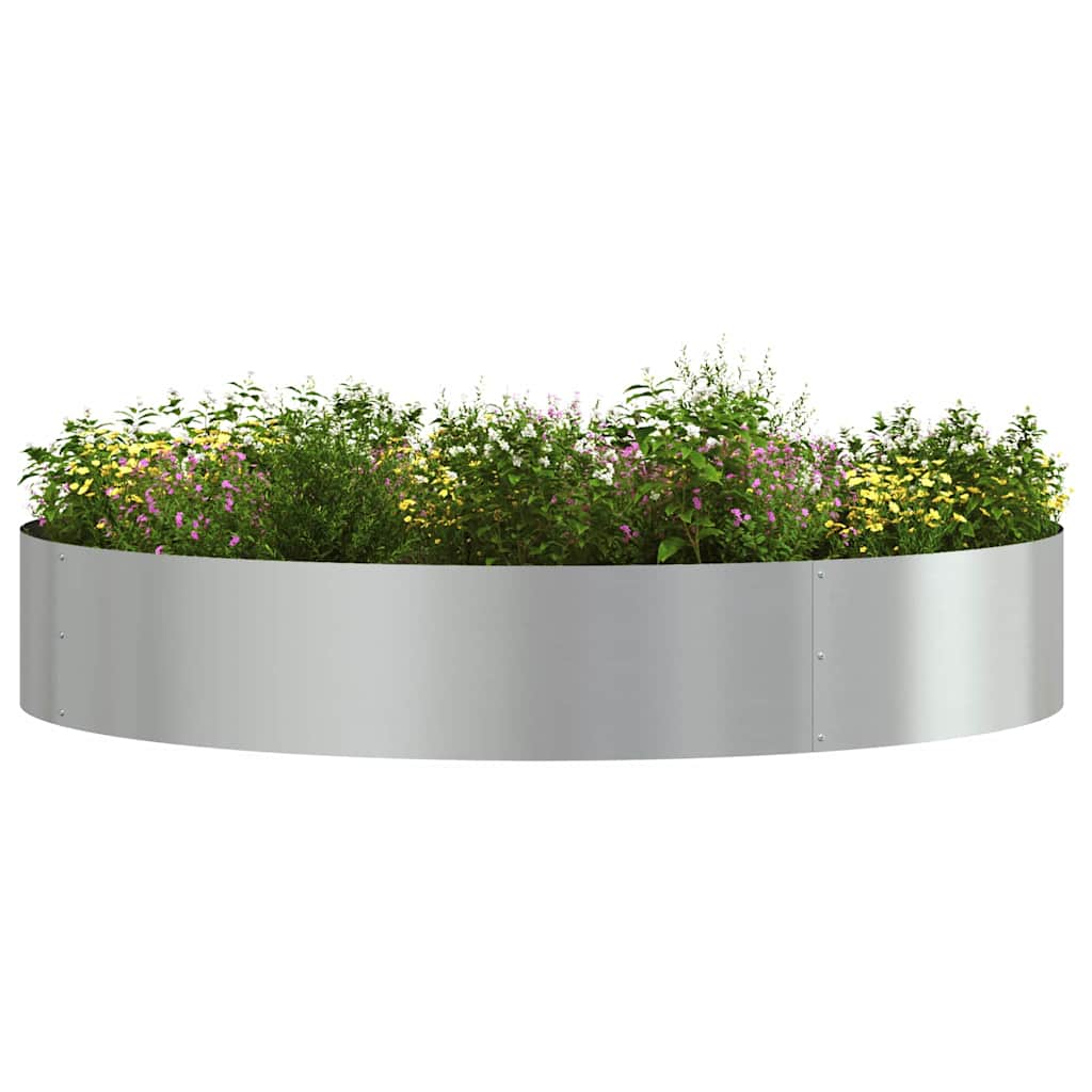 Hageplantere 5 stk 120x120x20 cm – Galvanisert Stål