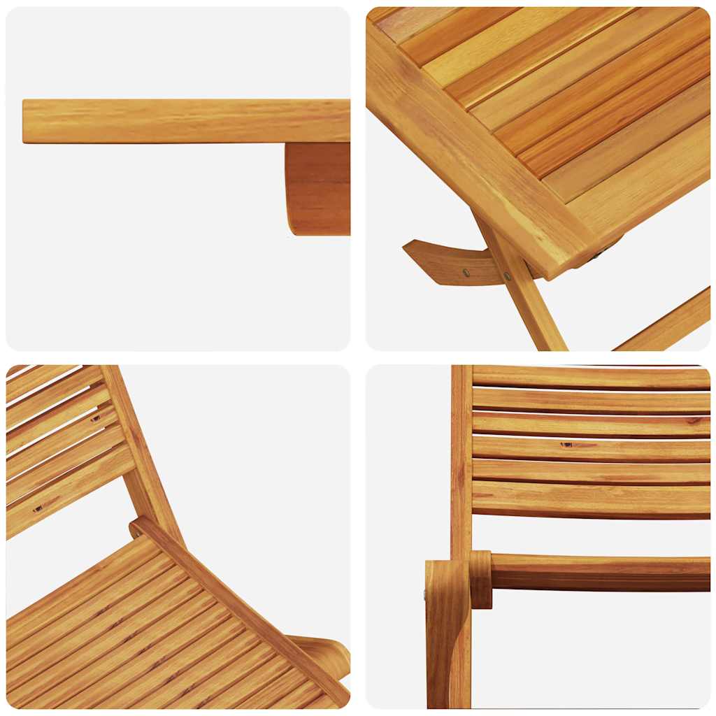 Hage Spisegruppe 7 pcs Brun heltre akasie