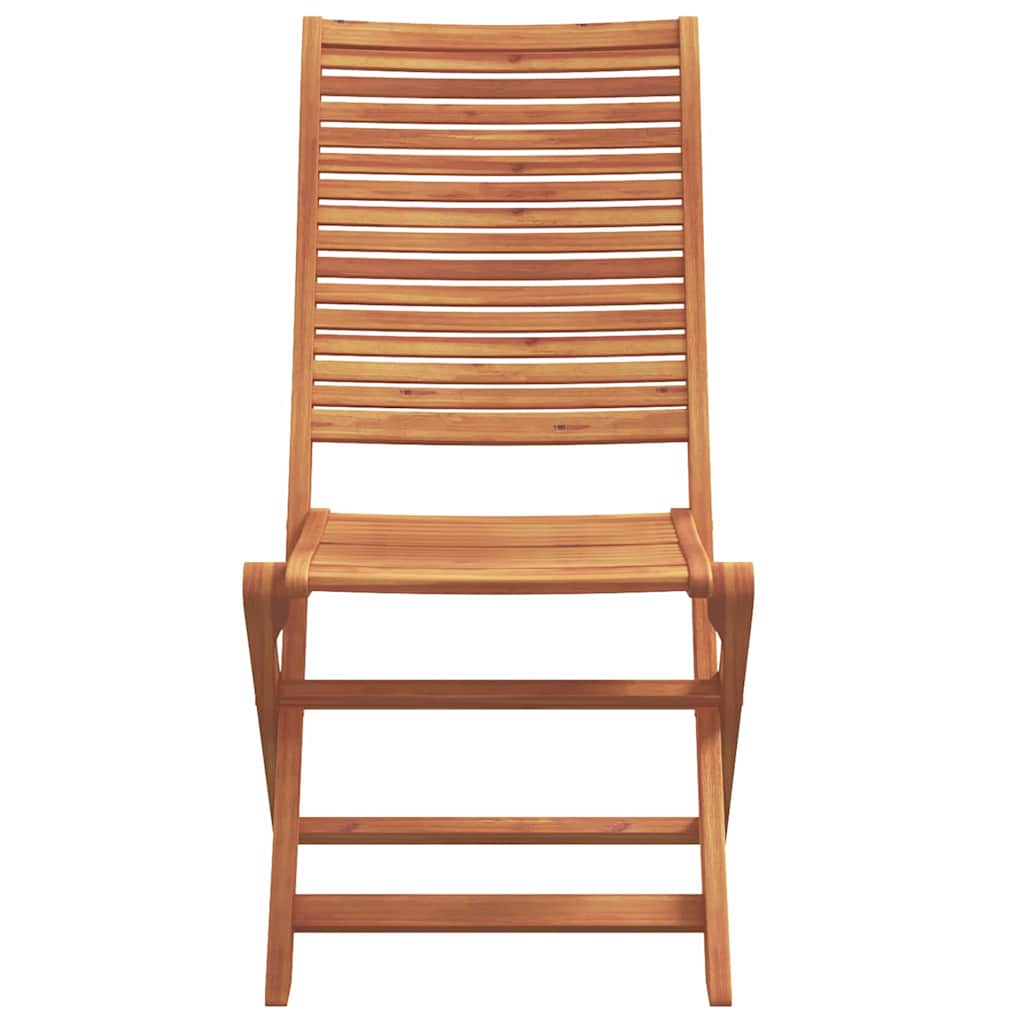 Hage Spisegruppe med pute Folding 5 pcs Brun heltre akasie