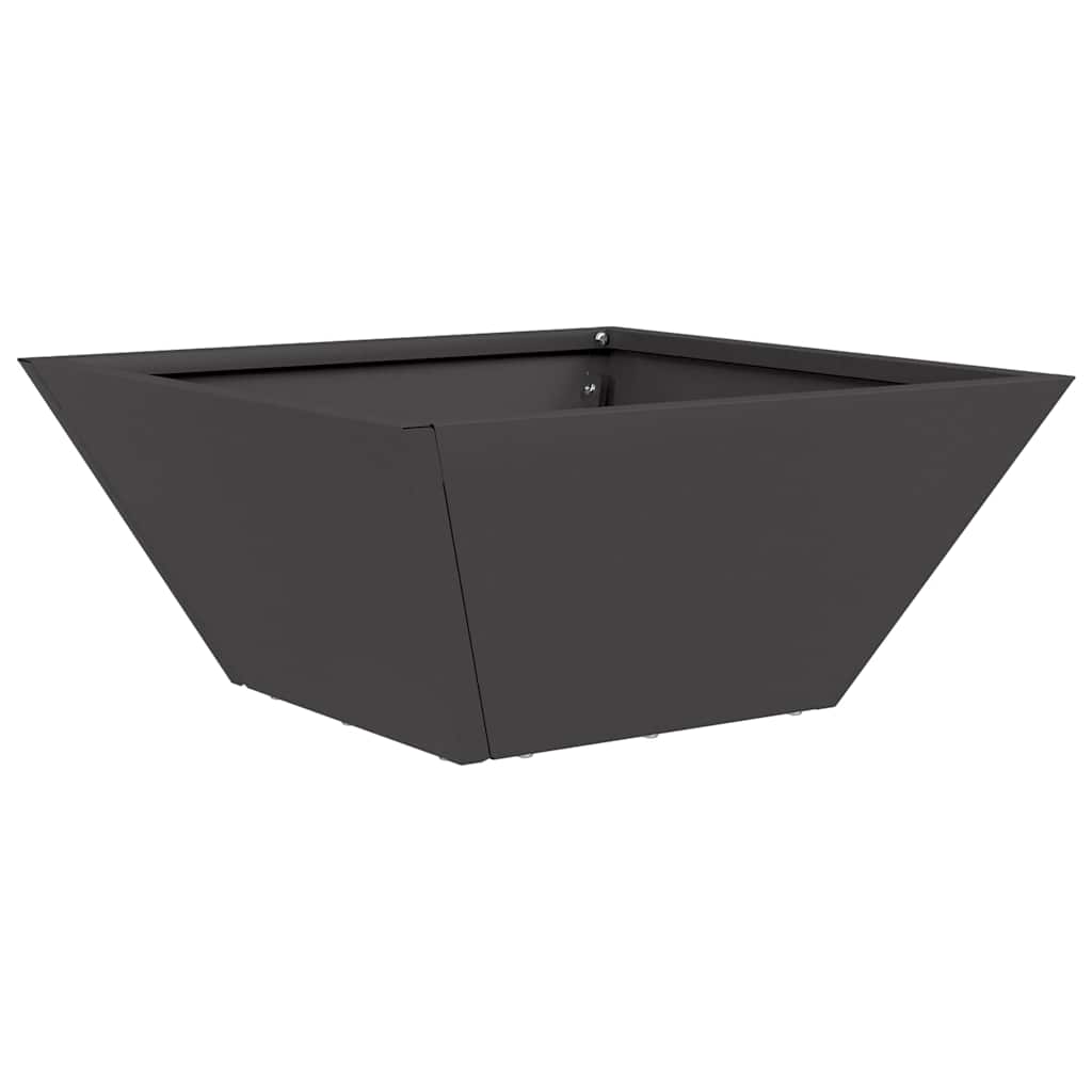 Hagebolle Plantetoppe Svart 35x35x15 cm i Stål