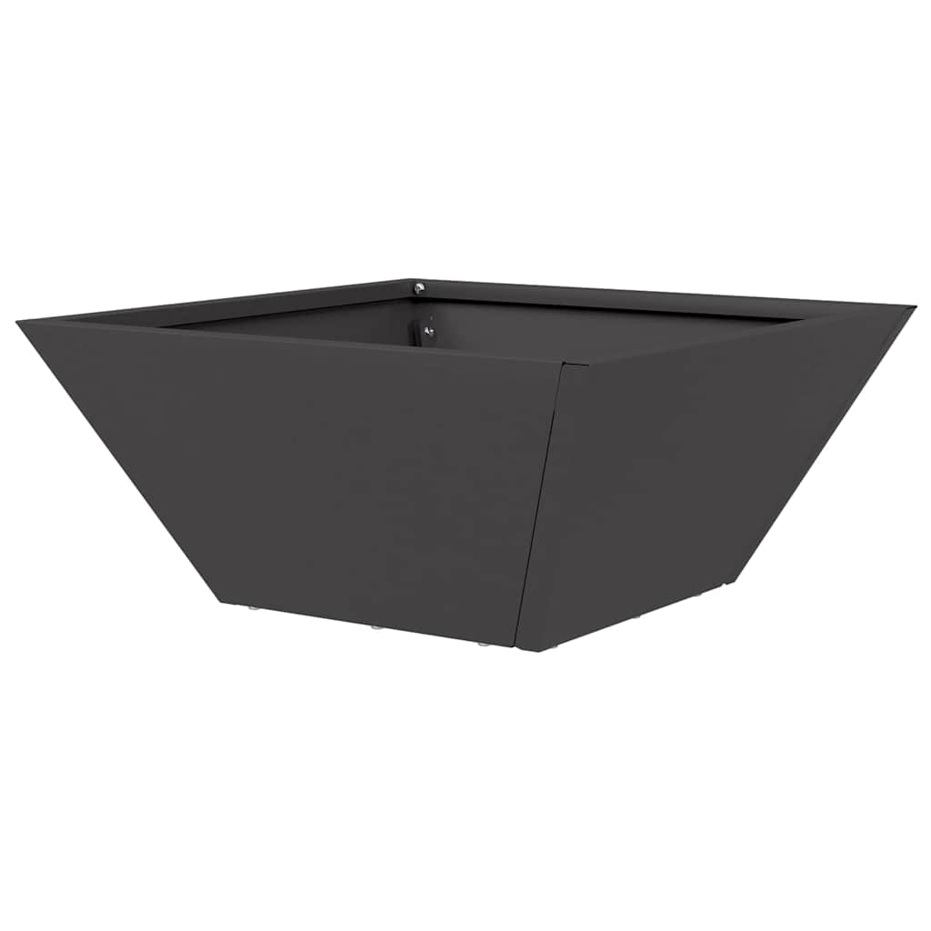 Hagebolle Plantetoppe Svart 35x35x15 cm i Stål