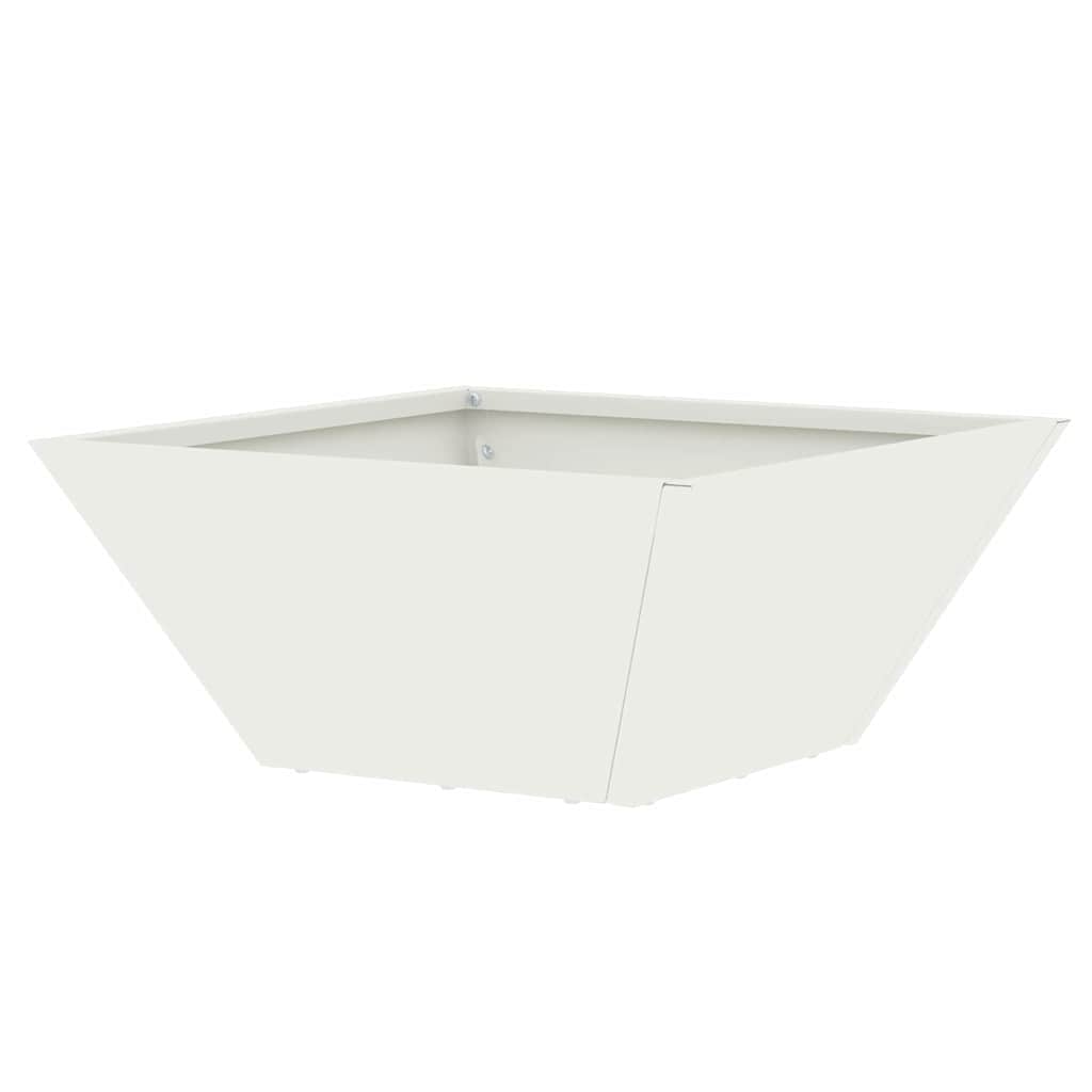Hagebolle Potte Hvit 35 x 35 x 15 cm i Stål