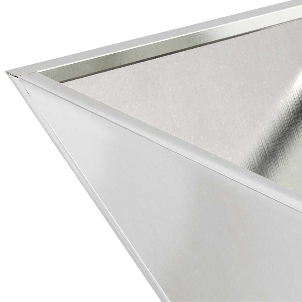 Hagebolle Planter 5 stk 35x35x15 cm Rustfritt Stål