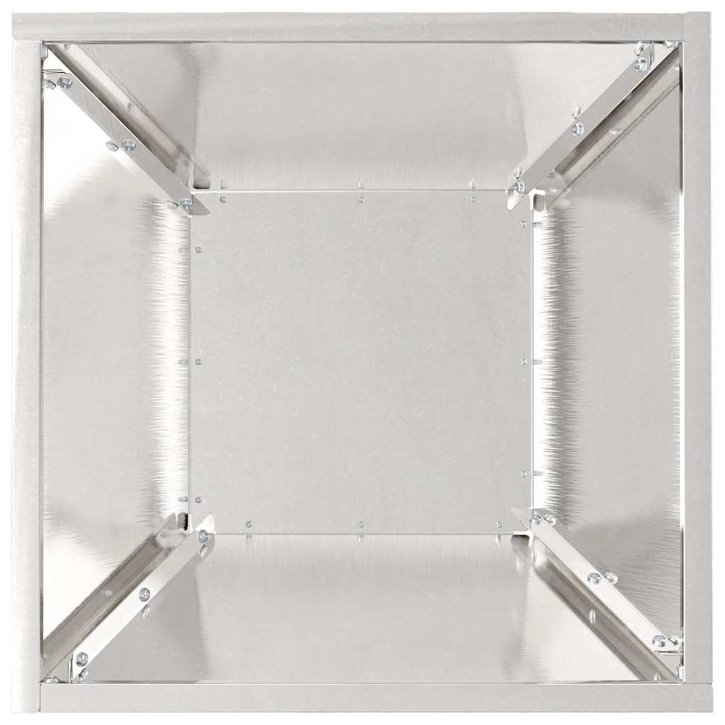 Hagebolle Planter 5 stk 35x35x15 cm Rustfritt Stål