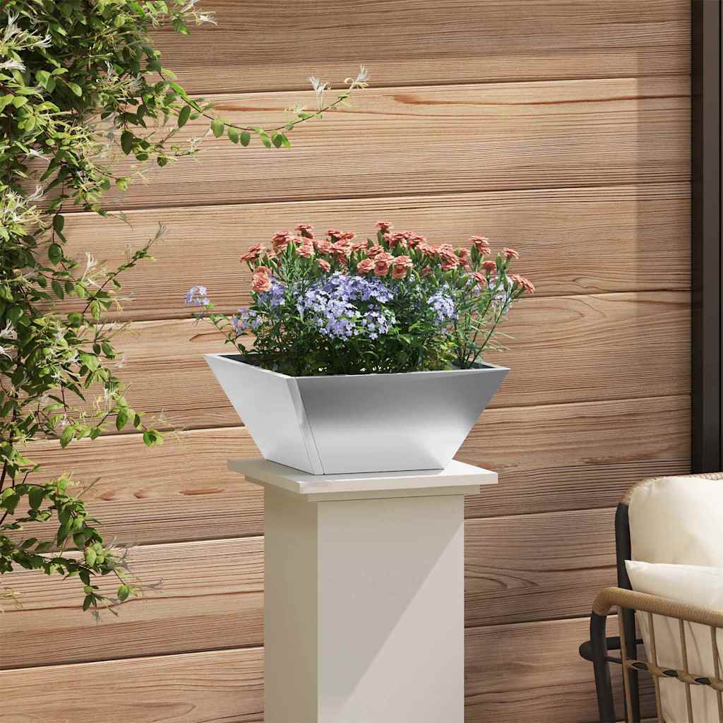 Hagebolle Plantekasser, 5 stk, 35x35x15 cm, Galvanisert Stål