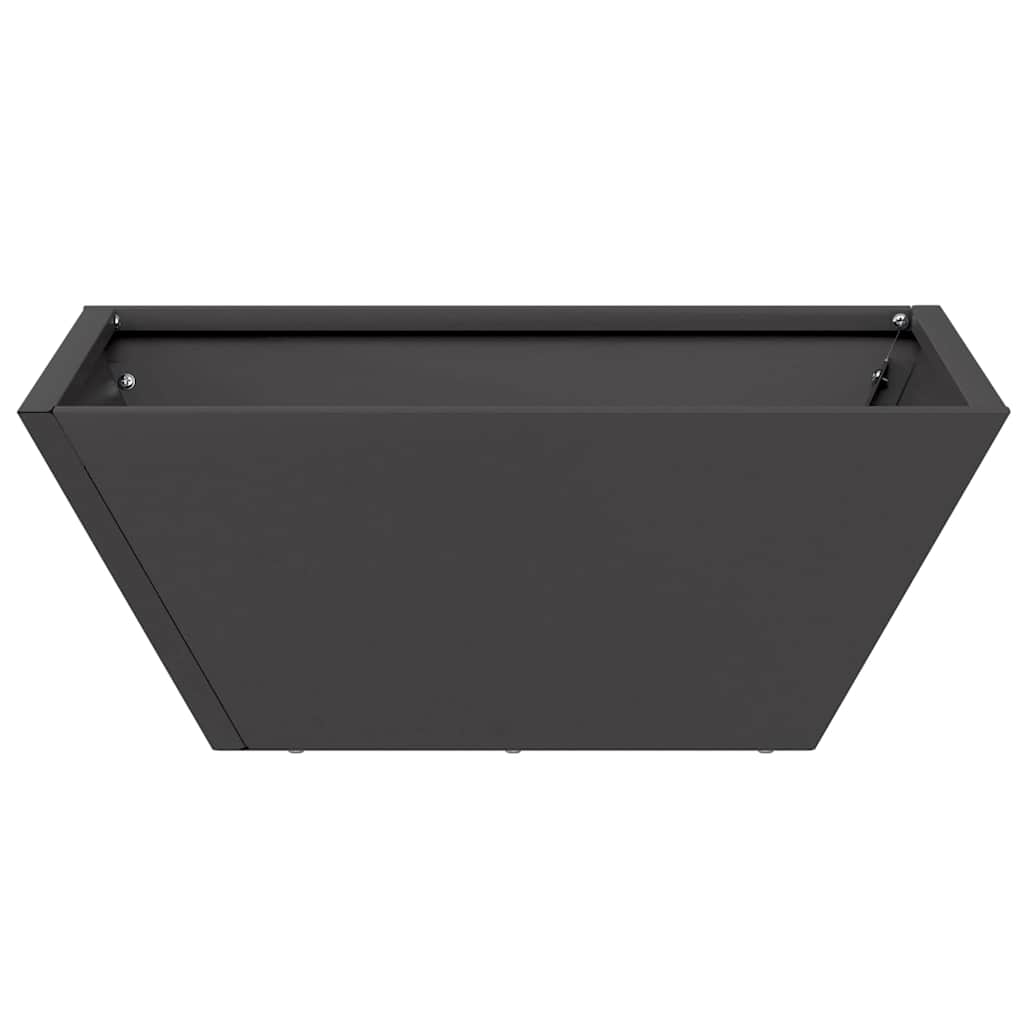 Hagebolle Plantekrukke Svart 40x40x15 cm i Stål