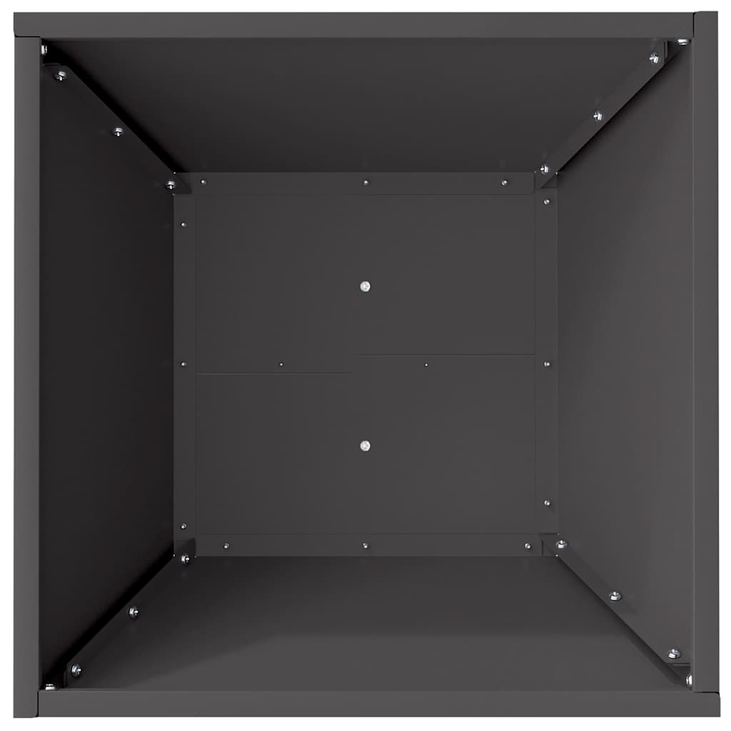 Hagebolle Plantekrukke Svart 40x40x15 cm i Stål