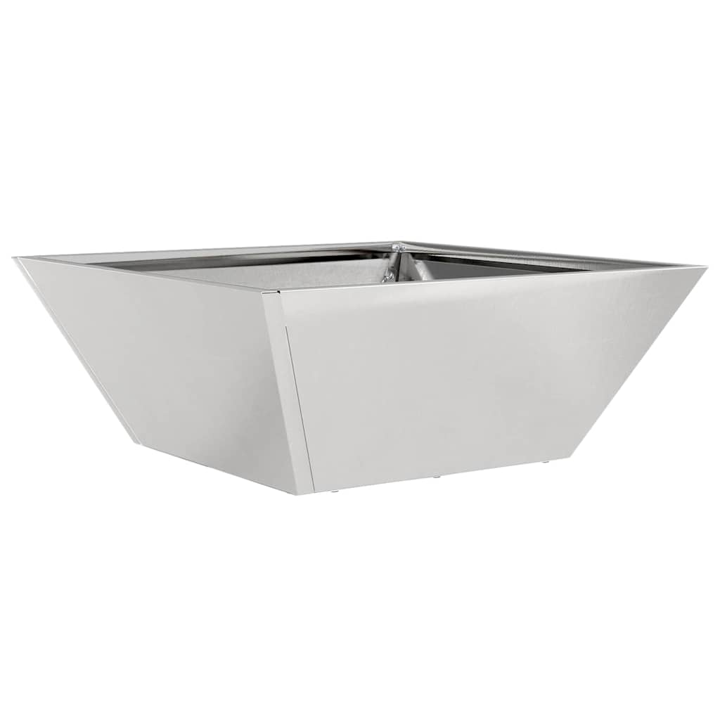 Plantekasser - 5 stk, 40x40x15 cm, Rustfritt Stål